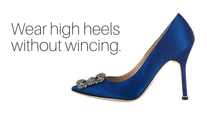 Wear heels to the wedding without wincing!
