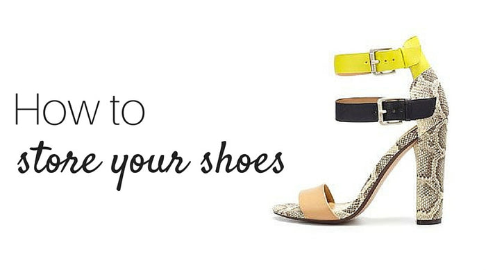 Simple shoe storage ideas.