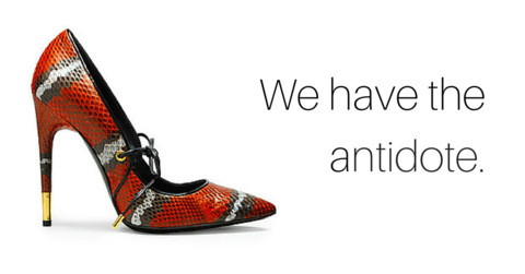 The antidote to high heel pain.