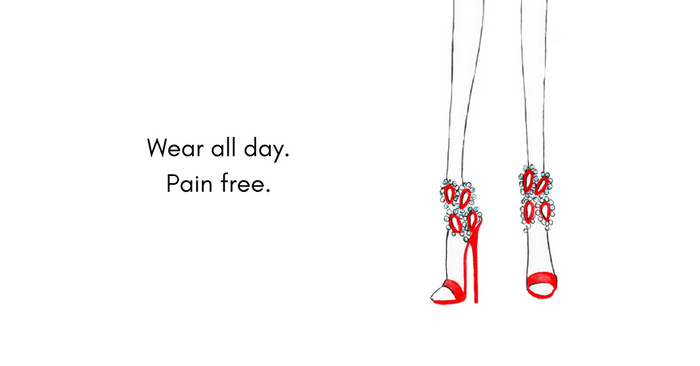 Wear heels pain free. All day.