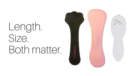 Length. Size. Both matter when buying high heel inserts.