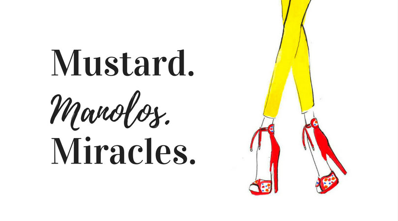 Yellow mustard to alleviate foot pain?