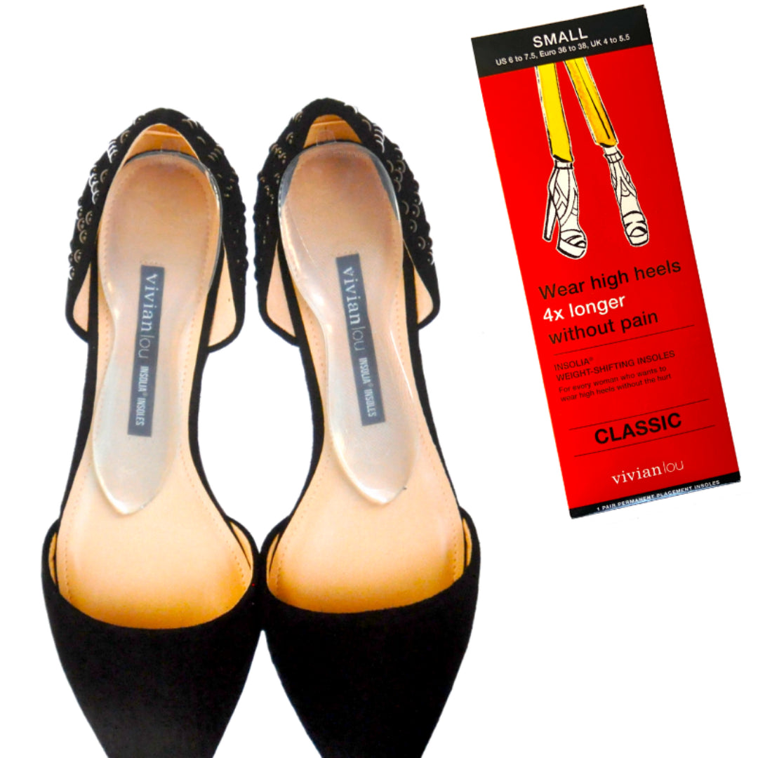 Vivian Lou Insolia® Insoles  Wear shoes 4x longer without pain